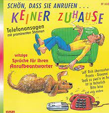 Beste zuhause anrufen von nachu pikachu ich hasse es wenn lehrer zu hause anrufen. Telefonansagen Mit Prominenten Stimmen Fur Den Anrufbeantworter Schon Dass Sie Anrufen Keiner Zuhause Amazon De Musik Cds Vinyl