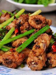 Spicy Parsley Chicken Neck Miss Chinese Food Recipe Spicy Recipes Chicken Neck Recipe Tasty Dishes