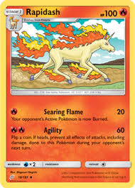 Old pokemon cards (mainly trainer cards) that are reprinted and are heavily used in competitive play now go up in value. Rapidash 18 181 Pokemon Card From Team Up For Sale At Best Price