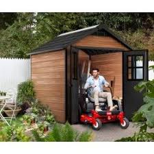 Abri De Jardin En Bois Composite 28mm Gris Fonce 9m Double Porte Alu Et Double Vitrage Woodlife Abri De Jardin Abri Abri De Jardin Composite