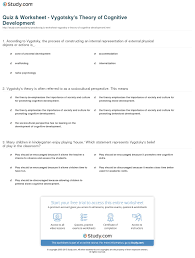 quiz worksheet vygotskys theory of cognitive