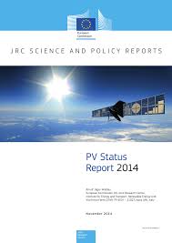 First solar makes solar modules and photovoltaic systems for renewable energy production. Pdf Pv Status Report 2014
