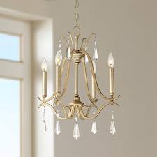 Laurel Estate 18 Wide Brio Gold 4 Light Mini Chandelier 9w286 Lamps Plus