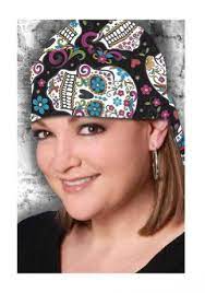 Headbands Lady Biker Head Wraps Sugar Skull