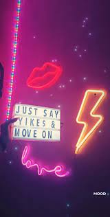 Just Say Yikes Move On Neon Signs Neon Lighting Neon