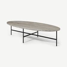 Get free shipping on qualified oval coffee tables or buy online pick up in store today in the furniture department. Numaonline Tiziana Large Oval Coffee Table Caramel Marble