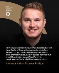 🌍✨ Alumni Update: Aidan Thomas Phillips ✨🌍 As summer closes in the  northern hemisphere, tenor Aidan Thomas Phillips reflects