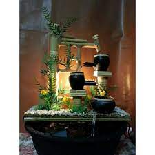 Demikian ulasan mengenai cara membuat kincir air dari bambu yang mudah beserta gambarnya. Miniatur Air Mancur Dari Bambu Dengan Lampu Shopee Indonesia