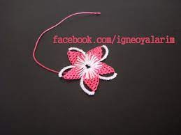 igne ve ipler igne oyasi yildiz cicegi yapilisi yildiz cicegi oya ornekleri oya