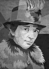 Margaret Sanger' Poster, picture, metal print, paint by Acongraphic Studio 