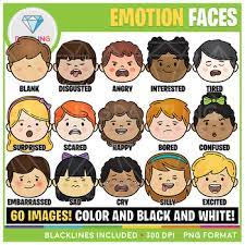 Wherever they are on the happy or sad, engaged or bored, proud or embarrassed, ends of the spectrum, we can help them. Emotions Kids Faces Clip Art By Dazzling Clips Tpt