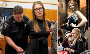 Anna sorokin, convicted of swindling new york's elite out of more than $200,000, turned court a manhattan jury found anna sorokin guilty of most of the charges against her, including. Netflix Paid Fake Heiress Anna Sorokin 320 000 For Her Life Story Daily Mail Online