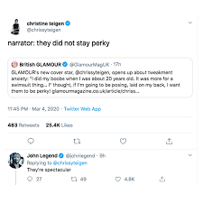 And if you liked this. Chrissy Teigen S Best Ever Funny Tweets In Honour Of Her Birthday Glamour Uk