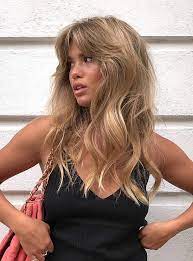 Volume With Curls And Bangs Hair Style By Matilda Long Hair Styles Hair Styles Side Bangs Hairstyles