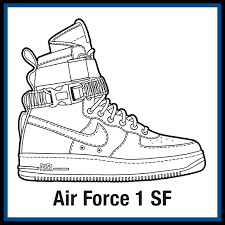 Le portail boursorama.com compte plus de 30 millions de visites mensuelles et plus de 290 millions de pages vues par mois, en moyenne. Nike Air Force 1 Sf Sneaker Coloring Pages Created By Kicksart