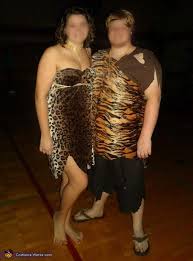 Animal print is name of the when making your bamm bamm costume. Caveman Couple Costume