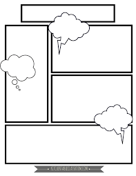 We Write A Lot Basically Any Excuse For My Kids To Take Pen To Paper And I M There These Free Comic Book T Comic Template Comic Book Template Comic Book Layout