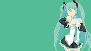 Minimalist Hatsune Miku Minimalist Anime Anime Minimalist Anime