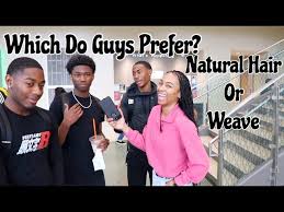 The texture of wild curly hair feels amazing in the hands, especially as a guy who has very straight hair. Which Do Guys Prefer Natural Hair Or Weave College Edition Youtube