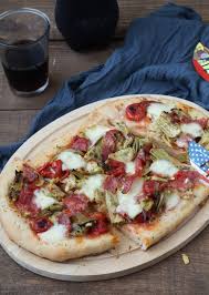 Pizza carciofi from via napoli. Pizza Senza Glutine Senza Mix Con Carciofi E Salame La Cassata Celiaca
