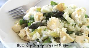 Risotto De Pollo Y Esparragos Con Thermomix Recetas Para Thermomix Receta Risotto De Pollo Risotto Pollo Esparragos
