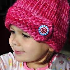 Ravelry Super Bulky Button Hat Pattern By Jill Bujold Baby Hats Knitting Hat Pattern Baby Knitting