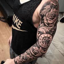 The sunflower is a beautiful tattoo to have; 125 Best Sleeve Tattoos For Men Cool Ideas Designs 2021 Guide