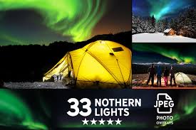 Beautiful flare & haze texture overlays. 33 Aurora Borealis Photo Overlays In Actions Presets On Yellow Images Creative Store