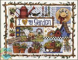 See more ideas about cross stitch, stitch, cross stitch patterns. I Love My Garden Cross Stitch Cross Stitch Samplers Counted Cross Stitch Patterns