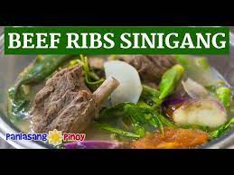 How To Cook Beef Ribs Sinigang (Beef Soup Or Sinigang Na Baka) - Youtube