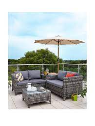 Aruba 4 Seater Rattan Corner Set Rattan Garden Furniture Garden Furniture Indoor Outdoor Seating