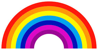 Door de envelophals kun je een vieze body ook langs de schouders naar beneden uittrekken in plaats van over het hoofdje. Circular Rainbow Illustration Decal Tenstickers