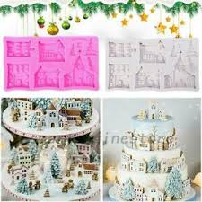 We have great 2021 cake molds on sale. Christmas Tree House Silicone Cake Mold Mould Fondant Molds Baking Decorating Us Ebay