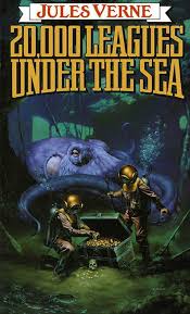20,000 leagues under the sea, book cover. 20 000 Leagues Under The Sea Jules Verne Macmillan
