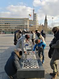 Planning after the opening pdf: In Brussels Belgium A Group Of Homeless People Set Up An Outdoor Chess Club Chess