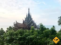 The sanctuary of truth is a landmark structure in pattaya city, thailand. Sanctuary Of Truth Temple Pattaya Holzkunstwerk Der Superlative
