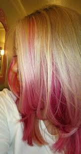 Run a clean line from one ear to the other, wherever it is that you want the blonde to stop. Pin On Hair