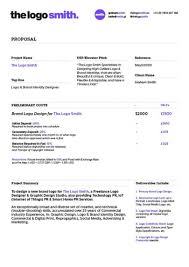 Logo Design Bid Proposal Template In 2020 Proposal Templates Web Design Proposal Business Proposal Template