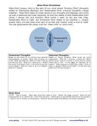 Dbt Wise Mind Worksheet Dbt Therapy Therapy Worksheets Dbt Therapy Worksheets