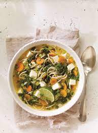 Tofu And Kale Soup Ricardo Recipe Vegetable Recipes Kale Soup Tofu