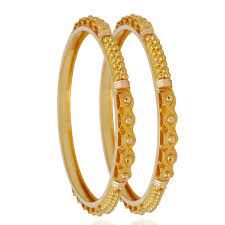 The bangle designs are usually circular in shape and with simple to intricate designs. 8 Gram Gold Bangles Designs With Price