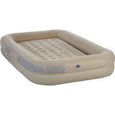 The Intex 174 Youth Travel Bed Set With Hand Pump Features An Airbed And A Frame And Includes A Hand Pump Kids Travel Bed Inflatable Toddler Bed Bedding Sets