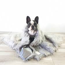 Dog blanket will ensure your dogs enjoy every moment even during winter. L Amour Faux Fur Dog Blanket Polar Grey Doggytopia