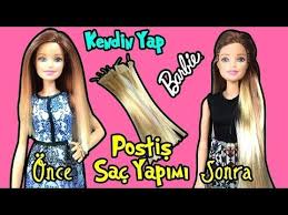 Barbie Snap Hairpiece Hair Making How To Extend Barbie Hair Barbie Cit Cit Postis Sac Yapimi Barbie Saci Nasil Uzatilir Barbie Hair Hair Pieces Barbie