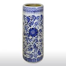 Elephant plant ceramic elephant floral umbrellas umbrella holder umbrella stands white umbrella white dragon leeds pillar candles. Dom I Meble Oriental Style Ceramic Umbrella Stand Flower Vase Stick Holder Blue White Floral A2btravel Ge