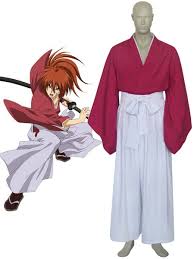 Meiji swordsman romantic story, sometimes also known as samurai x in the tv show, is a japanese manga series written and illustrated by nobuhiro watsuki. Halloween Hubsches Einfaches Cosplay Kostum Von Rurouni Kenshin Himura Kenshin Cosplayshow Com