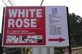 Our homes are very well equipped and come with White Rose Cameron Highlands Apartment Tanah Rata