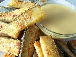 Sprinkle salt on zucchini and toss to coat. Nats Oven Baked Zucchini Sticks Recipe Food Com Bake Zucchini Recipes Zucchini Bites