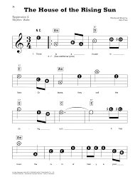 The House Of The Rising Sun Sheet Music The Animals E Z Play Today