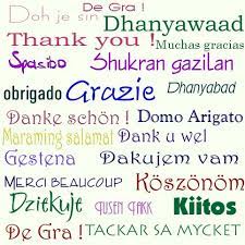 Grazie In Tante Lingue By Tom Norton Via Flickr Graz Ringraziamenti Lingua